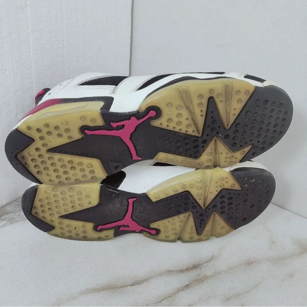 Nike Kids Air Jordan 6 Retro Low Basketball Shoes Sneakers, Sz 7.5Y